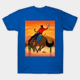 Rodeo Riding On A Horse T-Shirt